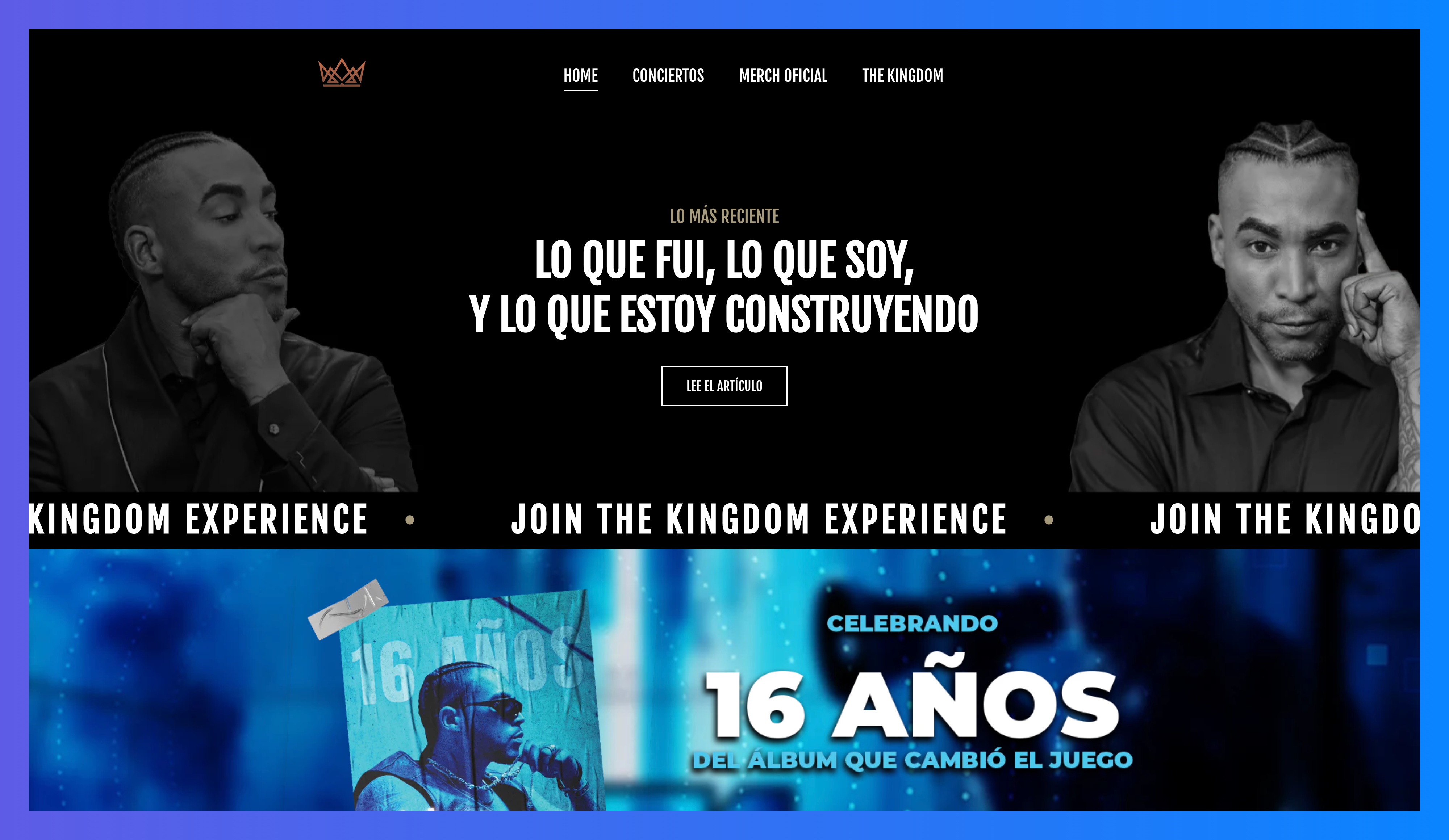 Captura de pantalla de Don Omar España